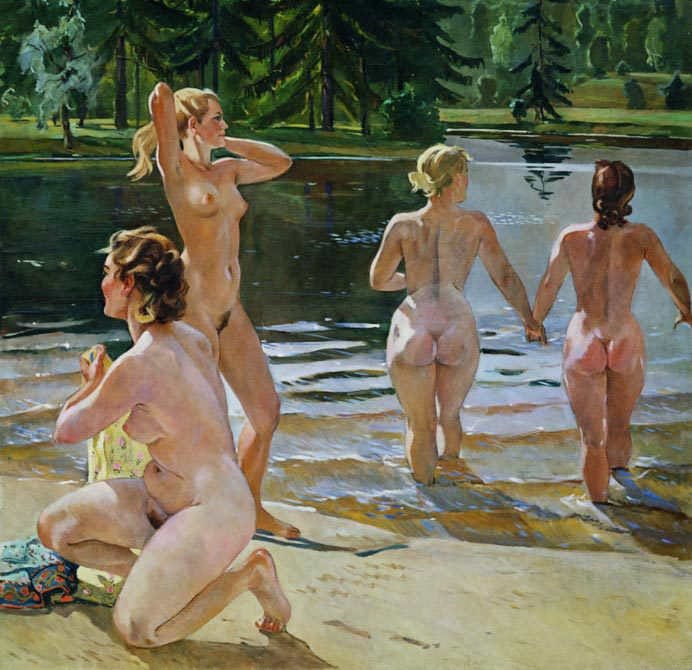 1952. А.Дейнека. Купальщицы